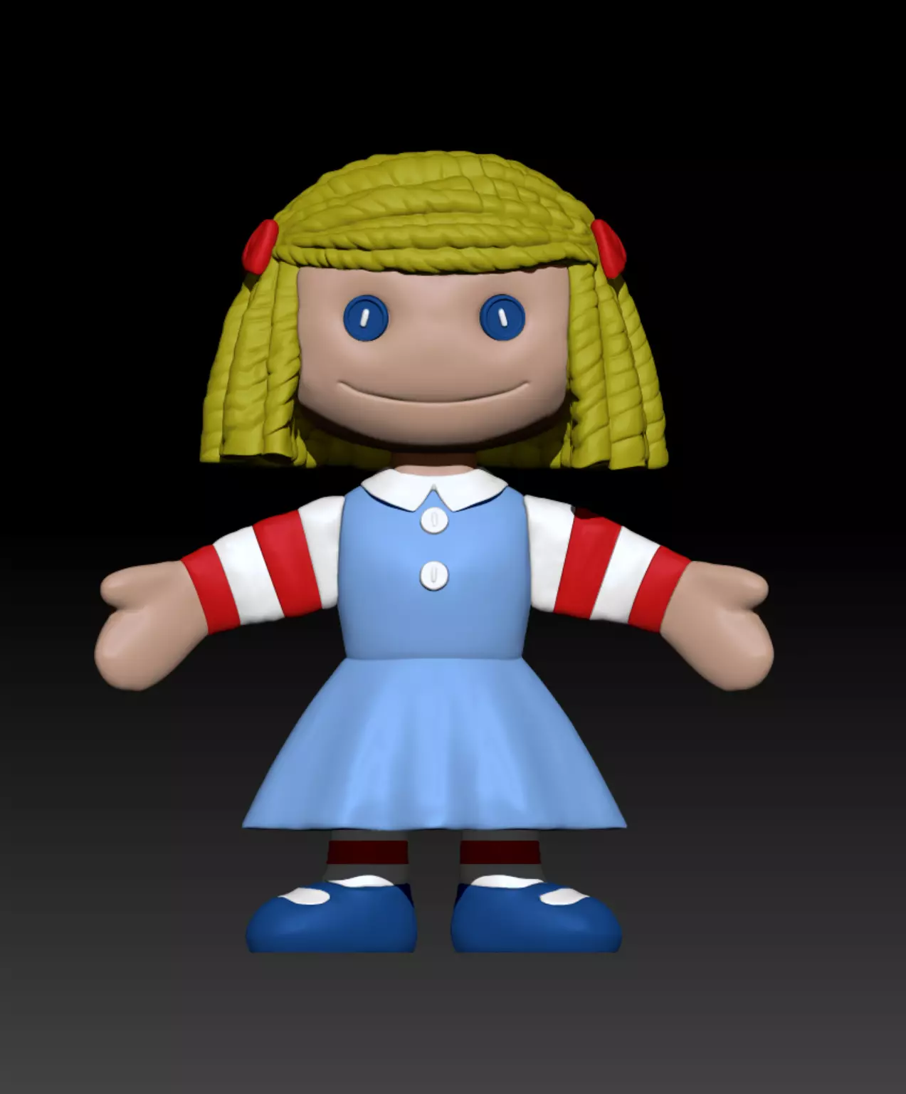 Janie rag doll toy story 3D model 3D printable | CGTrader