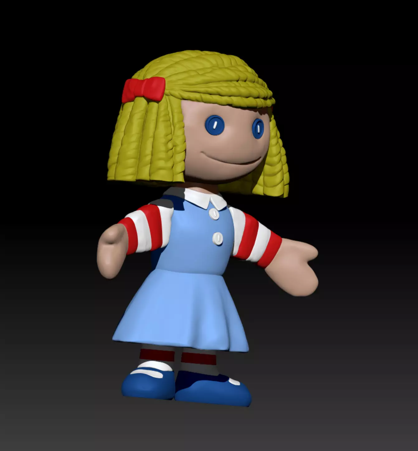 Janie rag doll toy story 3D model 3D printable | CGTrader