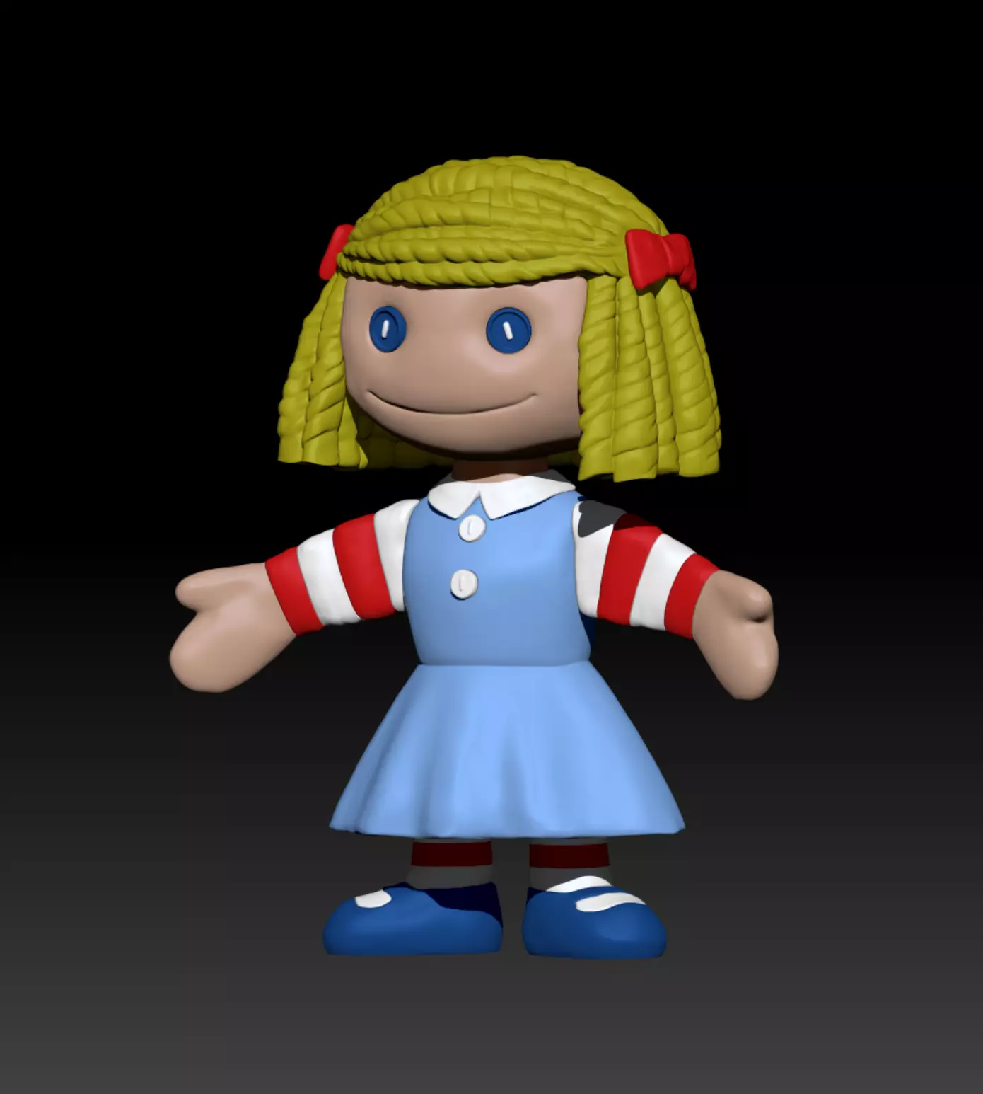 Janie rag doll toy story 3D model 3D printable | CGTrader