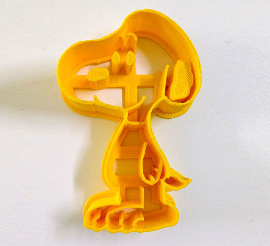 Snoopy Cookie Cutter 3D print model