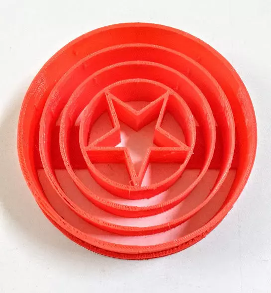 Captain America Shield Cookie Cutter 3D print model