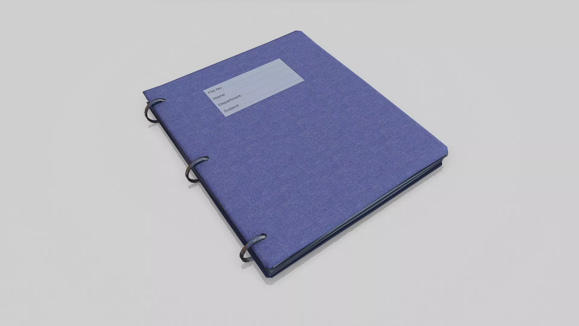 A4 Ring Binder Low-poly PBR Low-poly 3D model