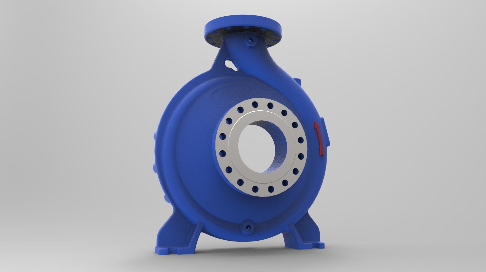 End Suction Centrifugal Pump Volute Casing Free 3D model_2