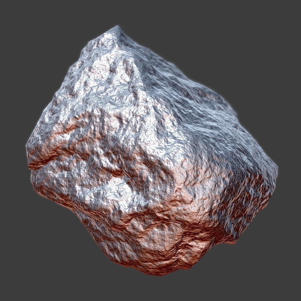 John Stone Low-poly 3D model_7