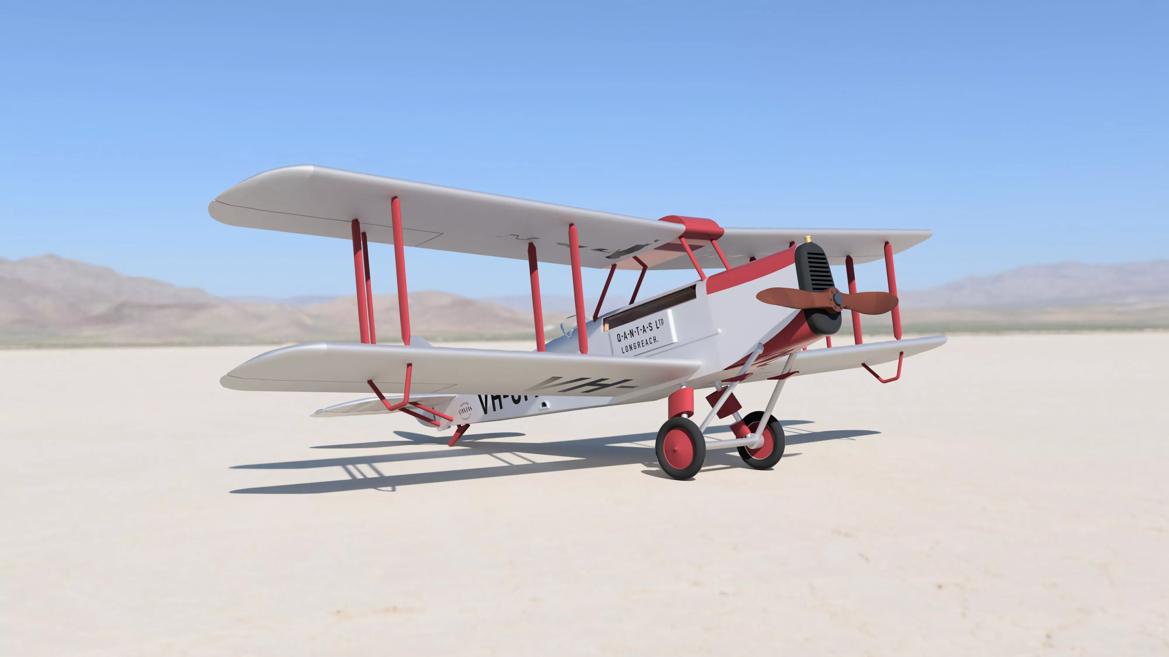 deHavilland DH50A 3D print model