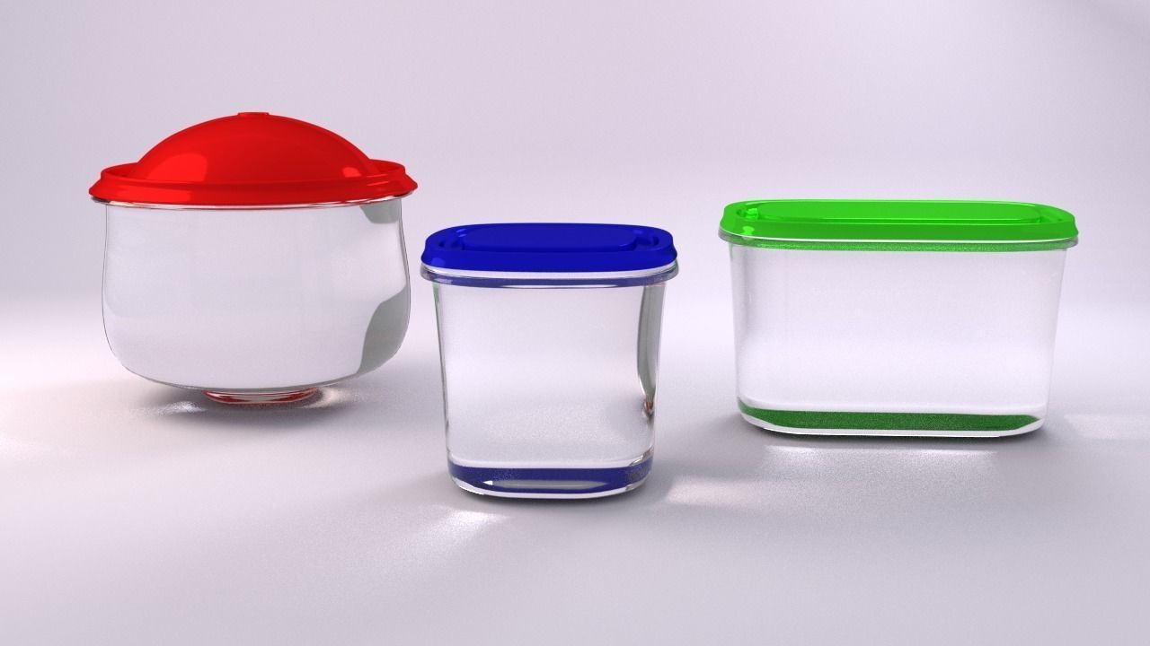 FOOD CONTAINERS 3D model_2