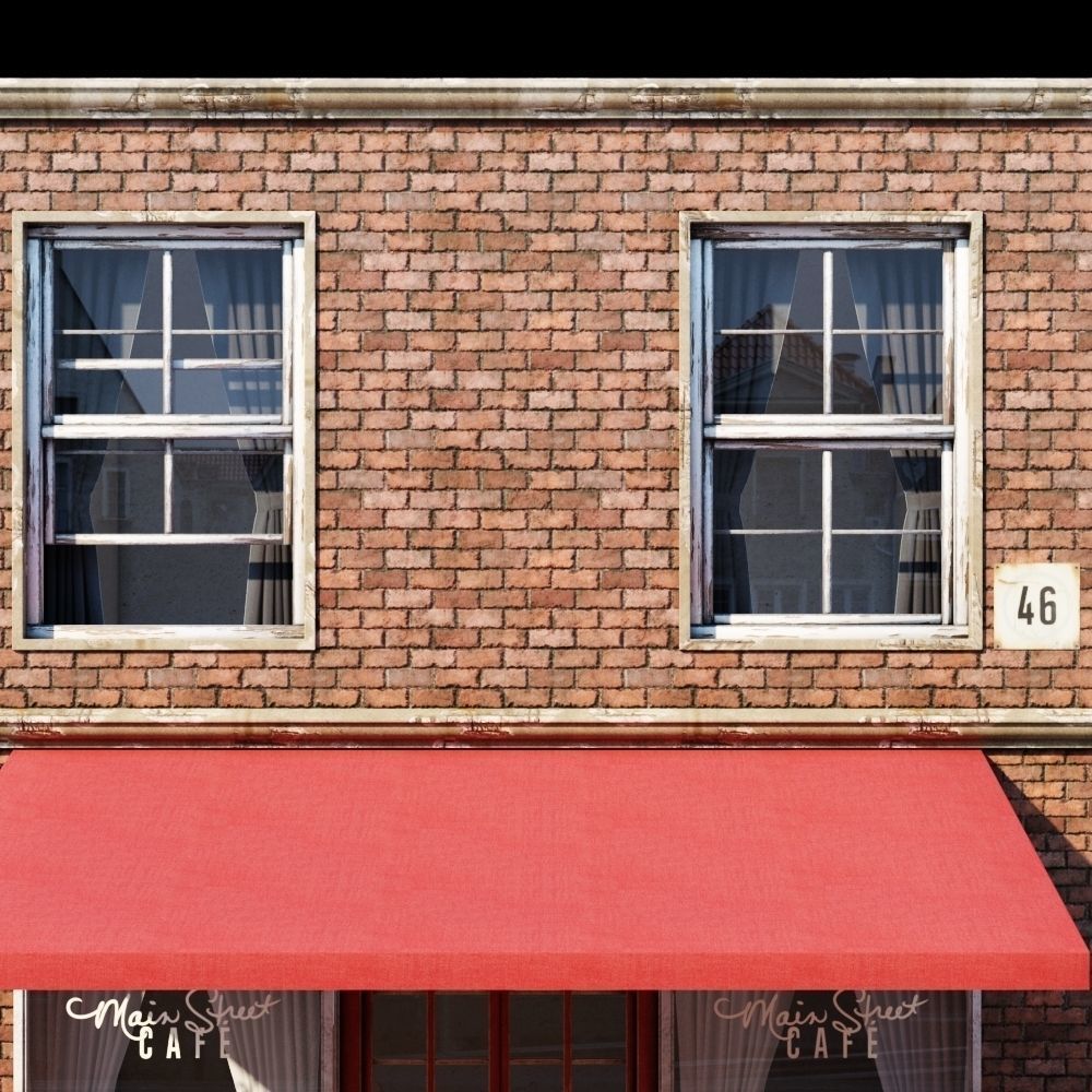 The Street Cafe 3D model_2