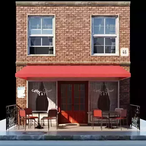The Street Cafe 3D model