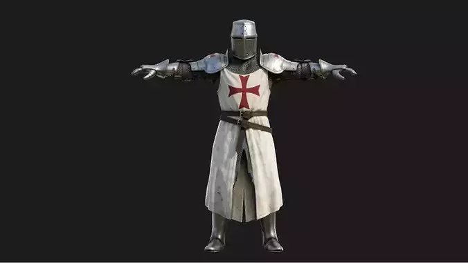 Templar Knight Rigged