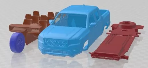 Nissan Frontier 2022 Printable Car 3D print model