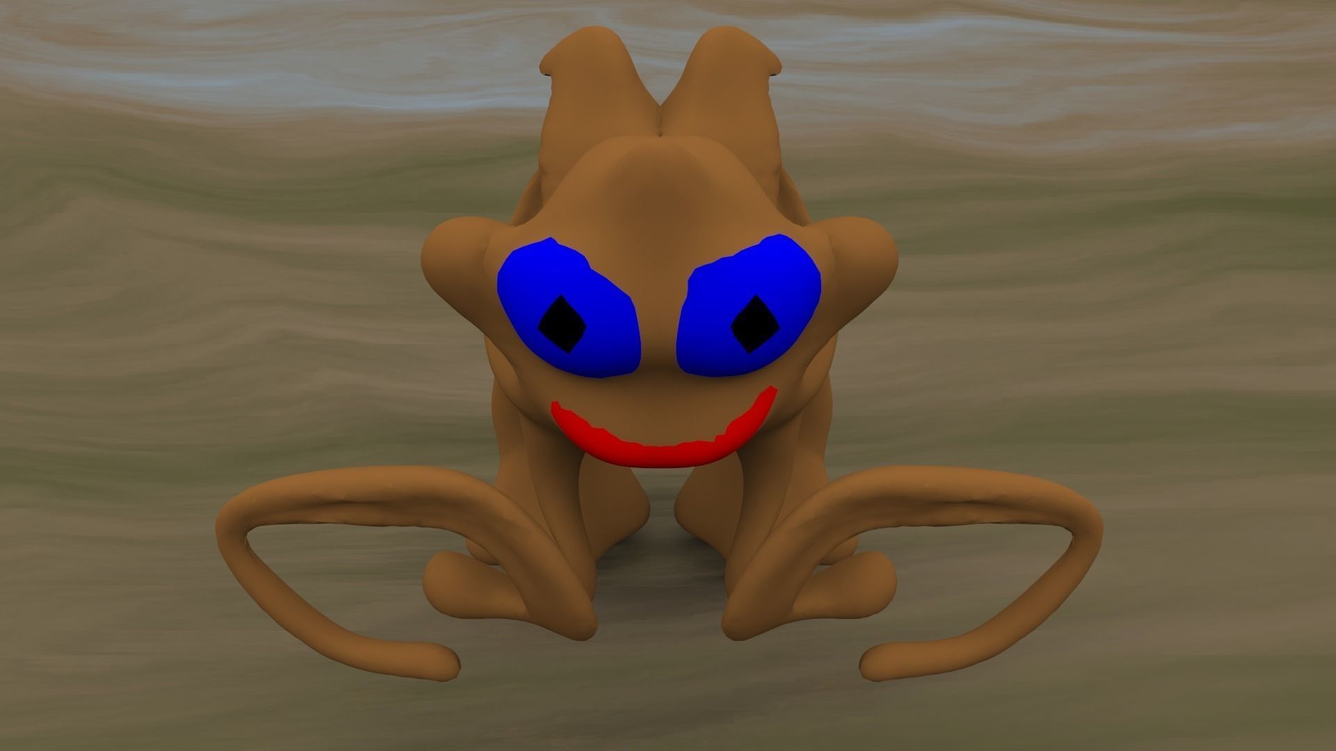 Petintosch animal with eyes 3D model