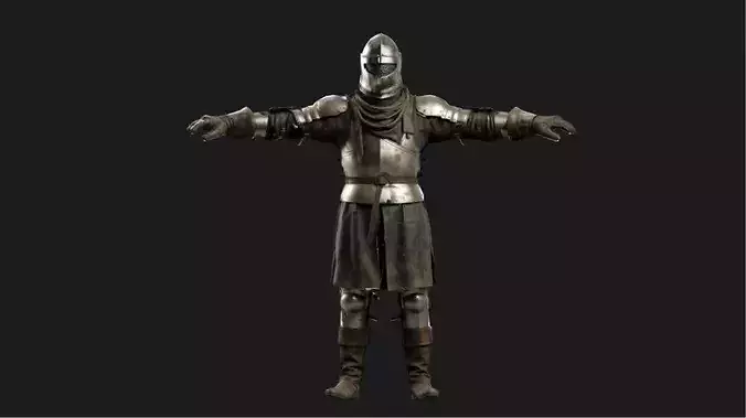 Armored Infantry Knight Rigged