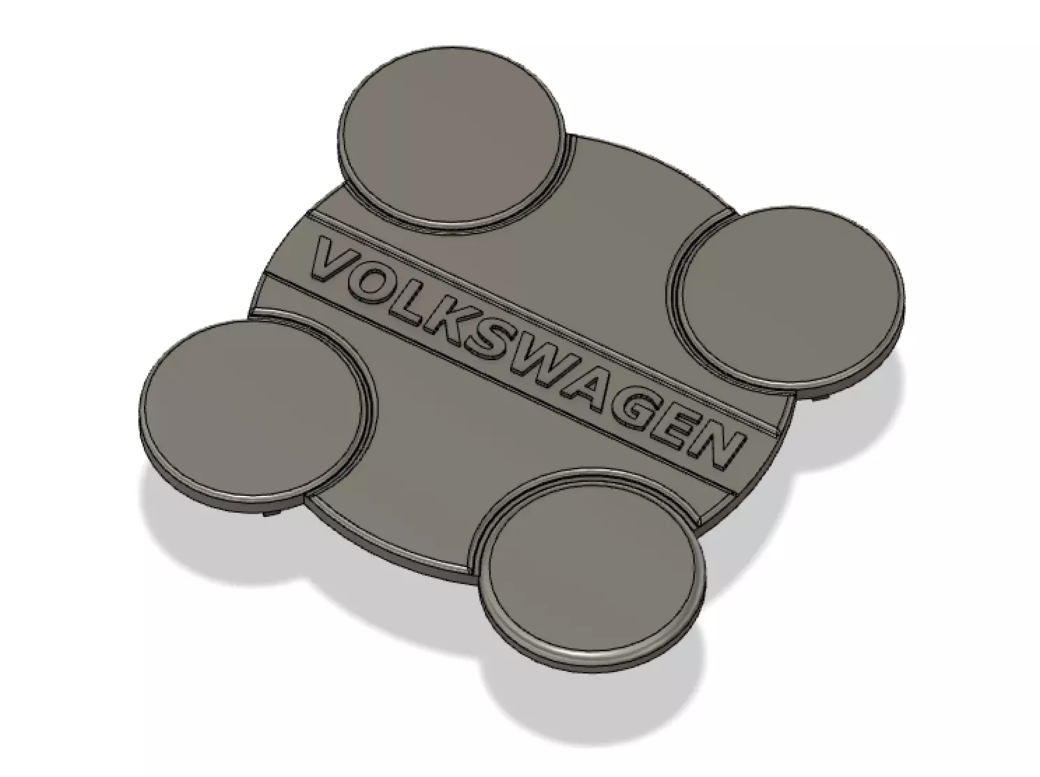 VW Corrado Sebring wheel cap 3D print model