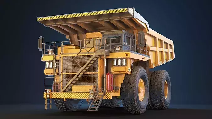 Mining Dump Truck PBR 3D model