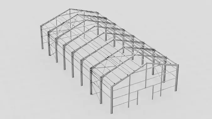 Hangar industrial construction