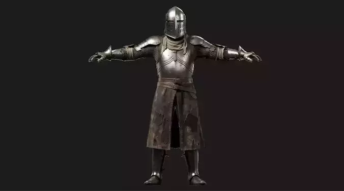 Elite Vanguard Knight Rigged