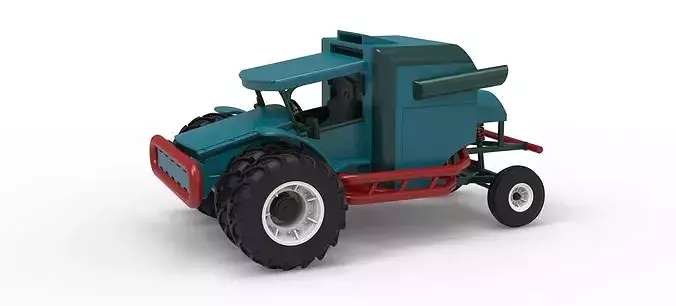 Racing Combine Harvester Version 2 Scale 1 to 25