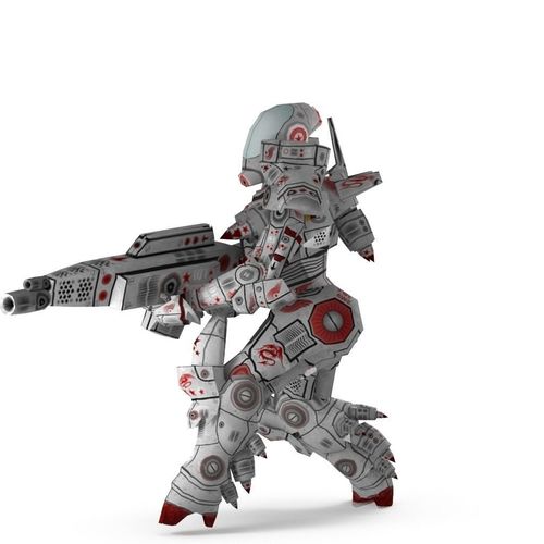 solder Robot Low-poly 3D model