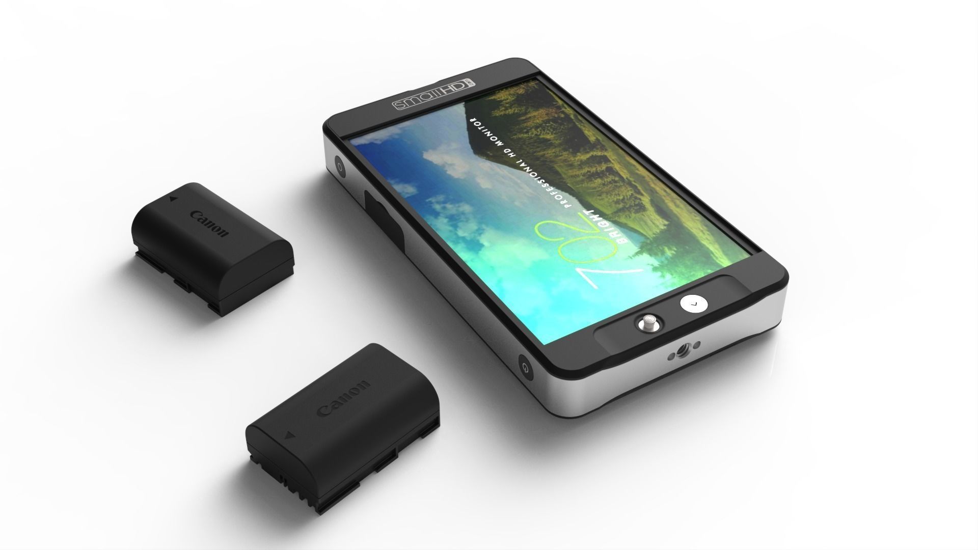 SmallHD-702 7 inch on-camera Monitor with Sun hood 3D model_0