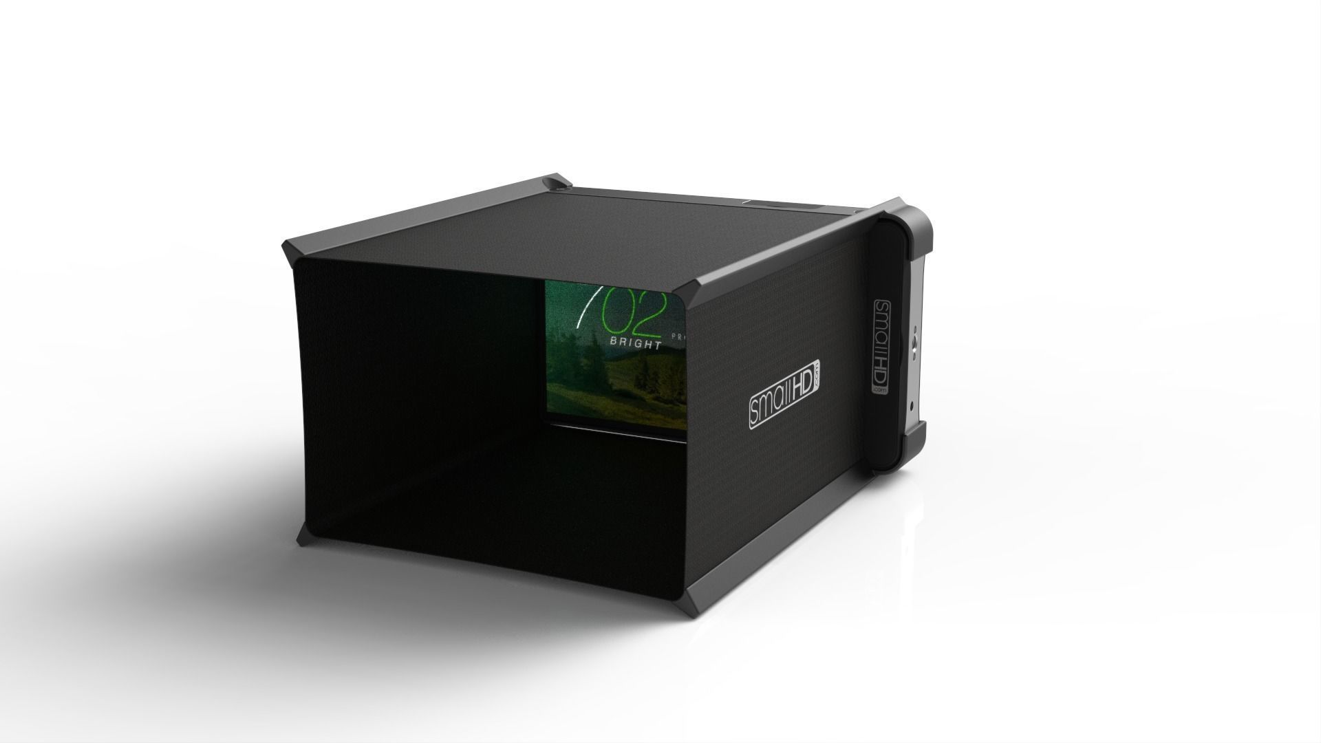 SmallHD-702 7 inch on-camera Monitor with Sun hood 3D model_11