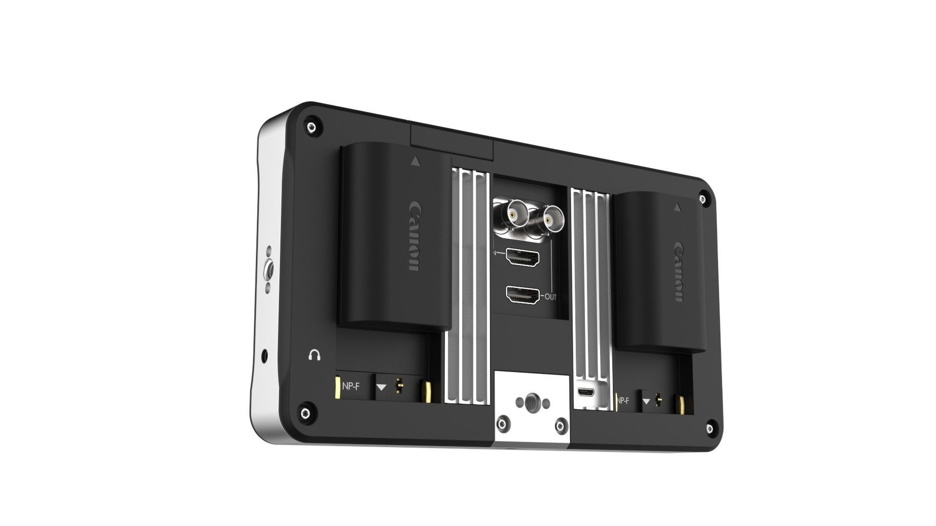 SmallHD-702 7 inch on-camera Monitor with Sun hood 3D model_4