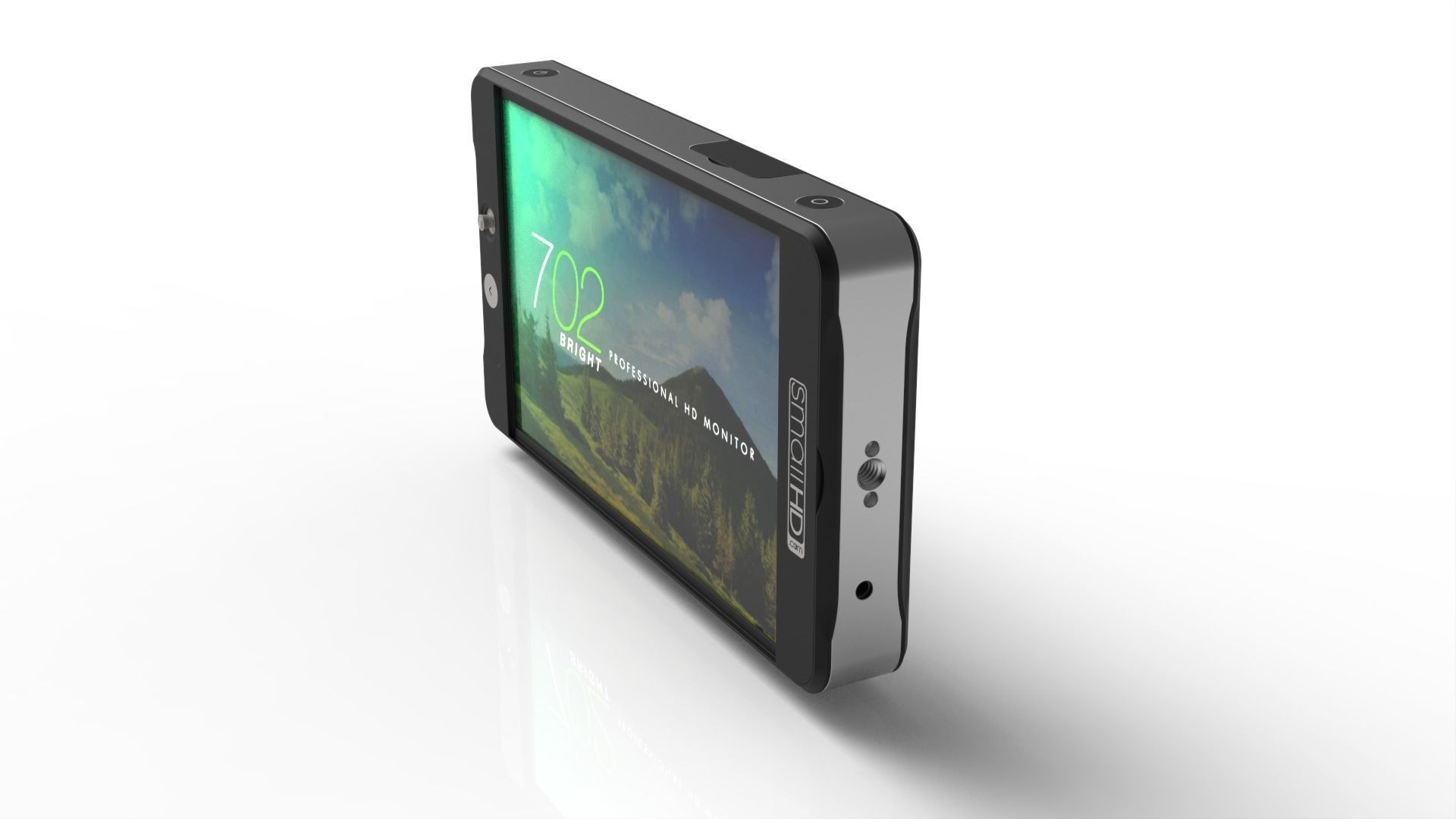 SmallHD-702 7 inch on-camera Monitor with Sun hood 3D model_2