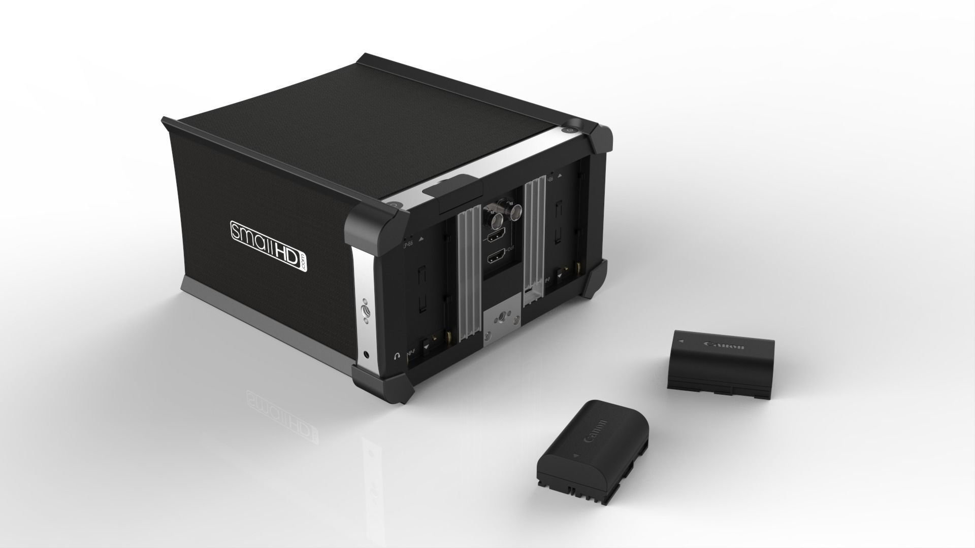 SmallHD-702 7 inch on-camera Monitor with Sun hood 3D model_7