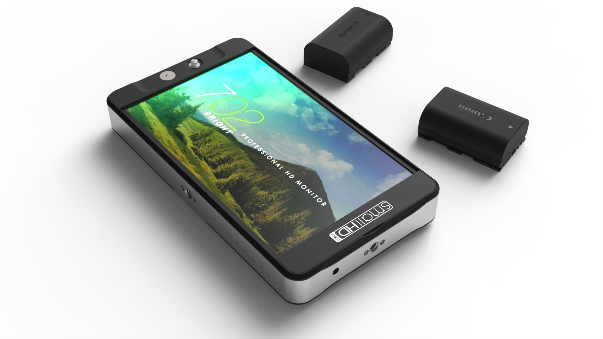 SmallHD-702 7 inch on-camera Monitor with Sun hood 3D model_1