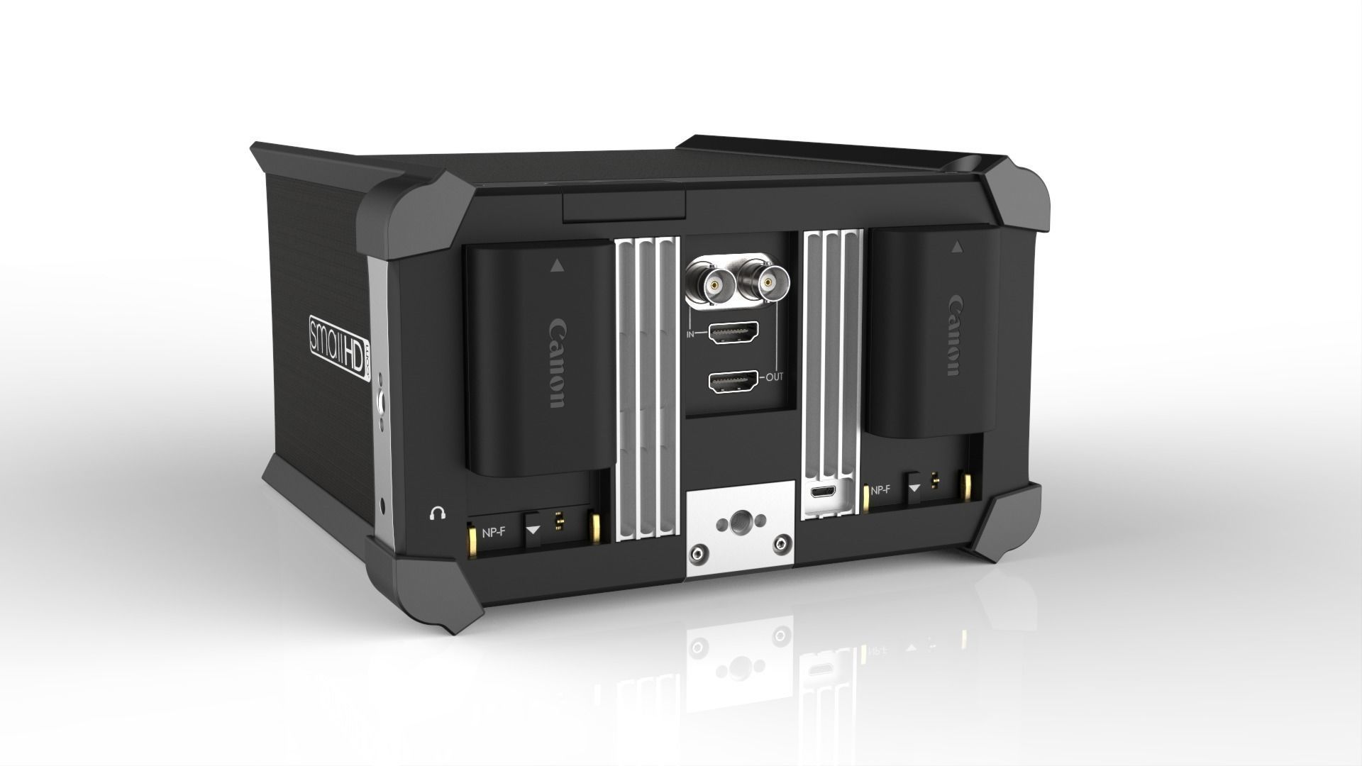 SmallHD-702 7 inch on-camera Monitor with Sun hood 3D model_5