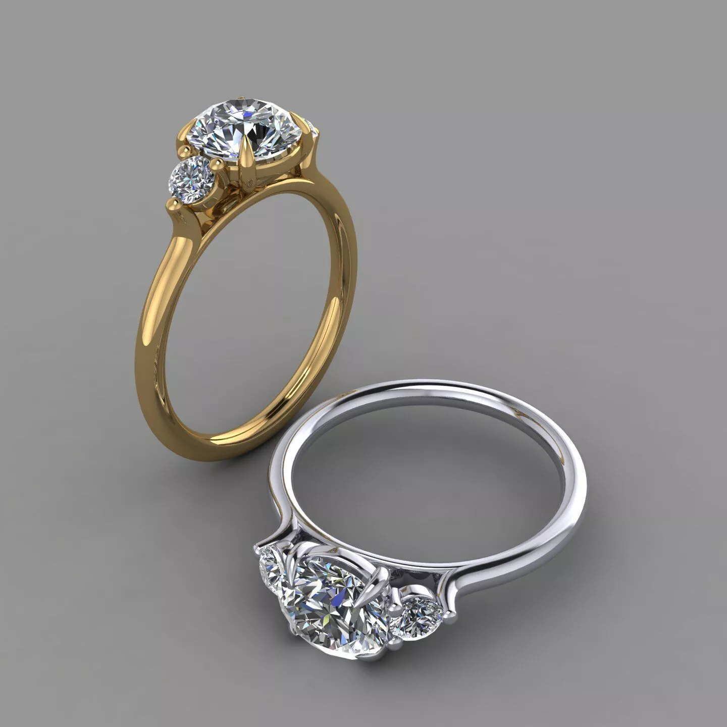 Wedding ring 3D print model