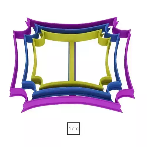 Plate 5 cookie cutter for professional