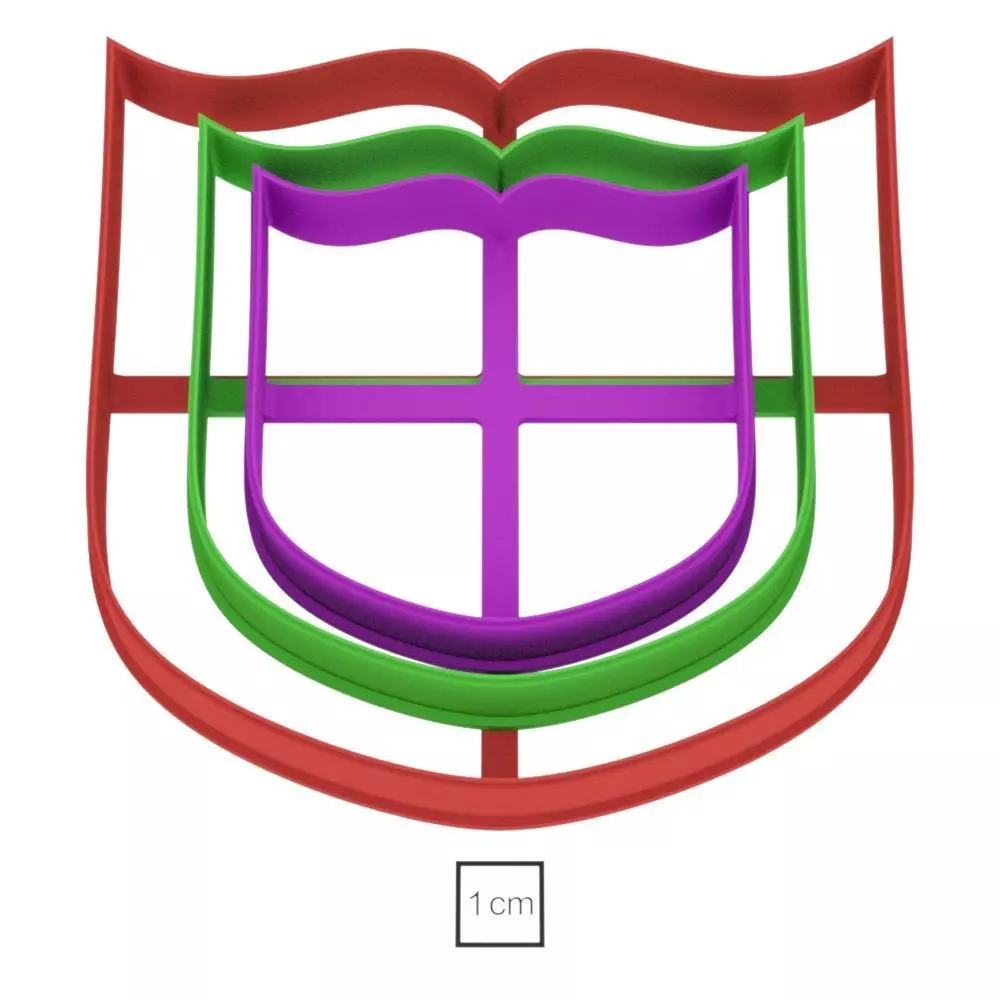 Plate 4 cookie cutter for professional Free 3D print model