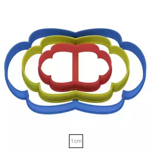 Sign 3 cookie cutter for professional