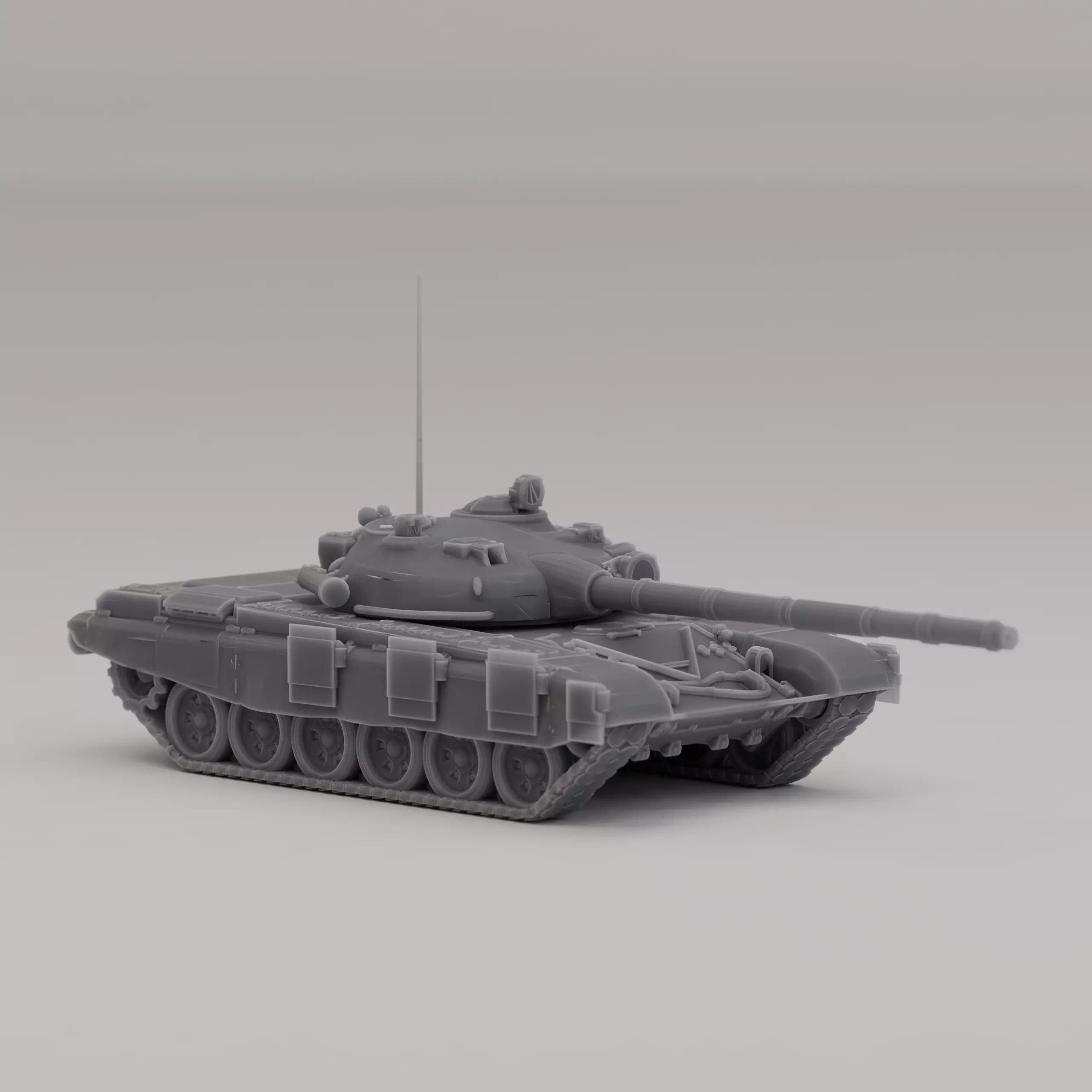 T 72 Ural MBT Soviet Union Cold War 1973 3D print model