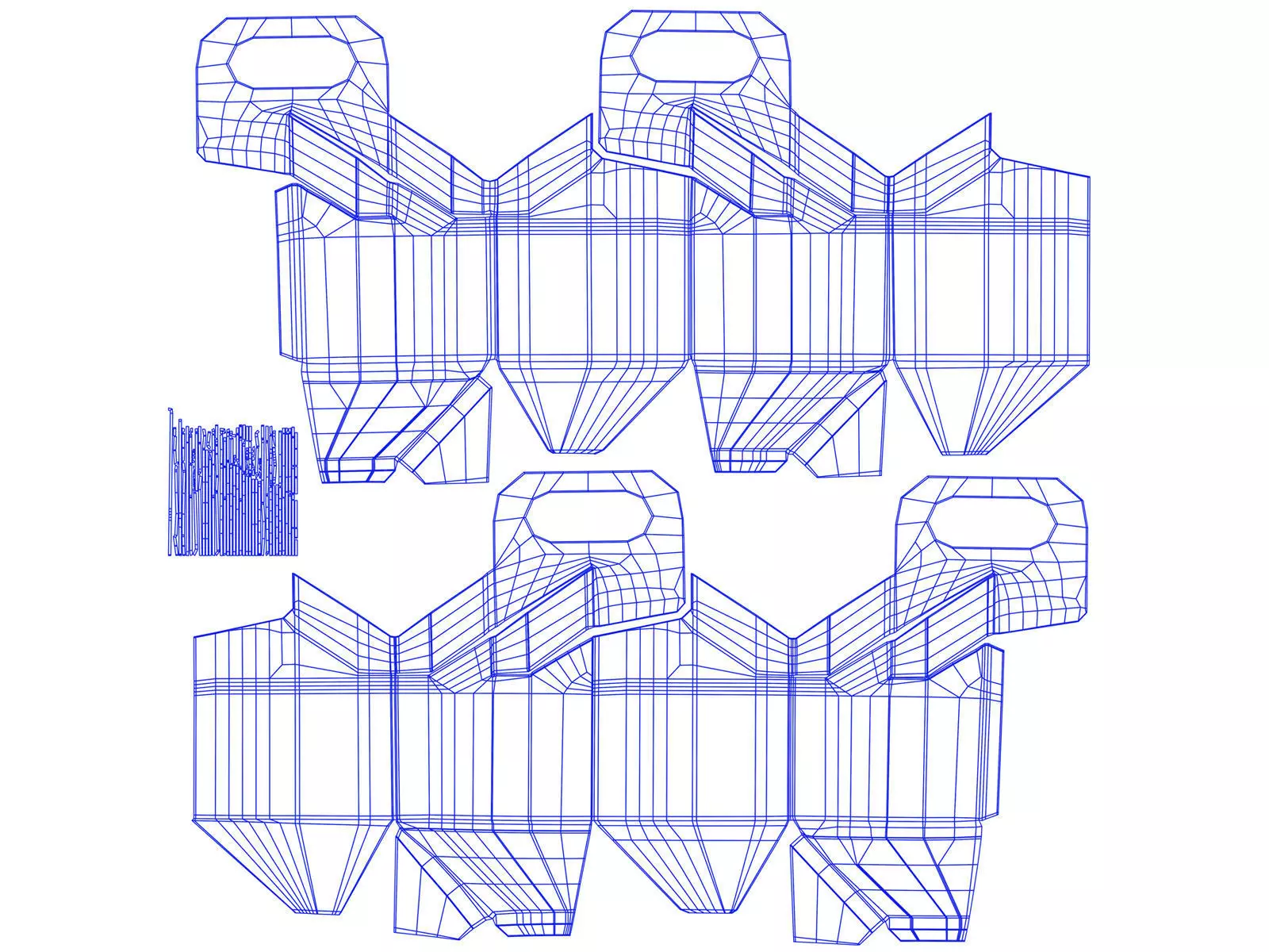 4 Pack and 6 Pack 330ml Beer Carriers 3D model_15