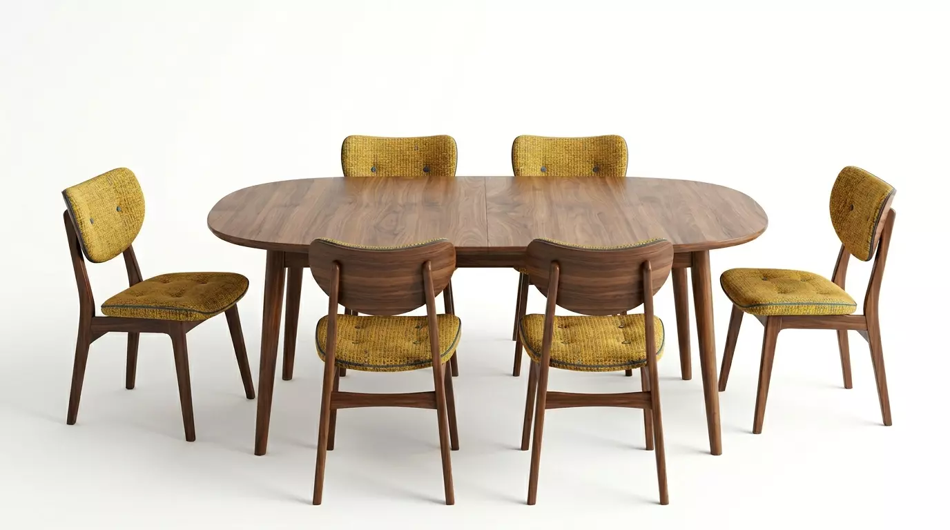 Aspen Grove Dining Set 3D Model 3D print model