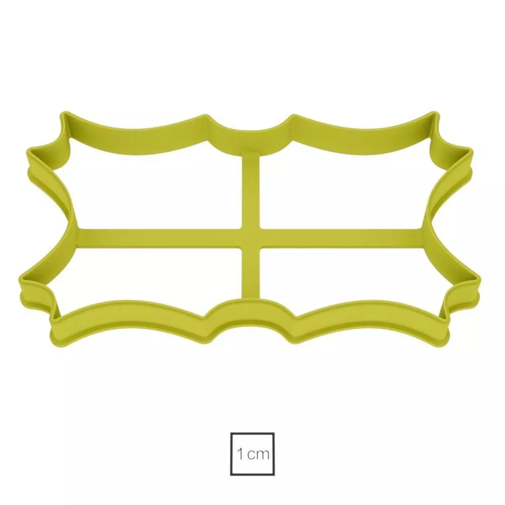Frame 3 cookie cutter for professional  Free 3D print model_0