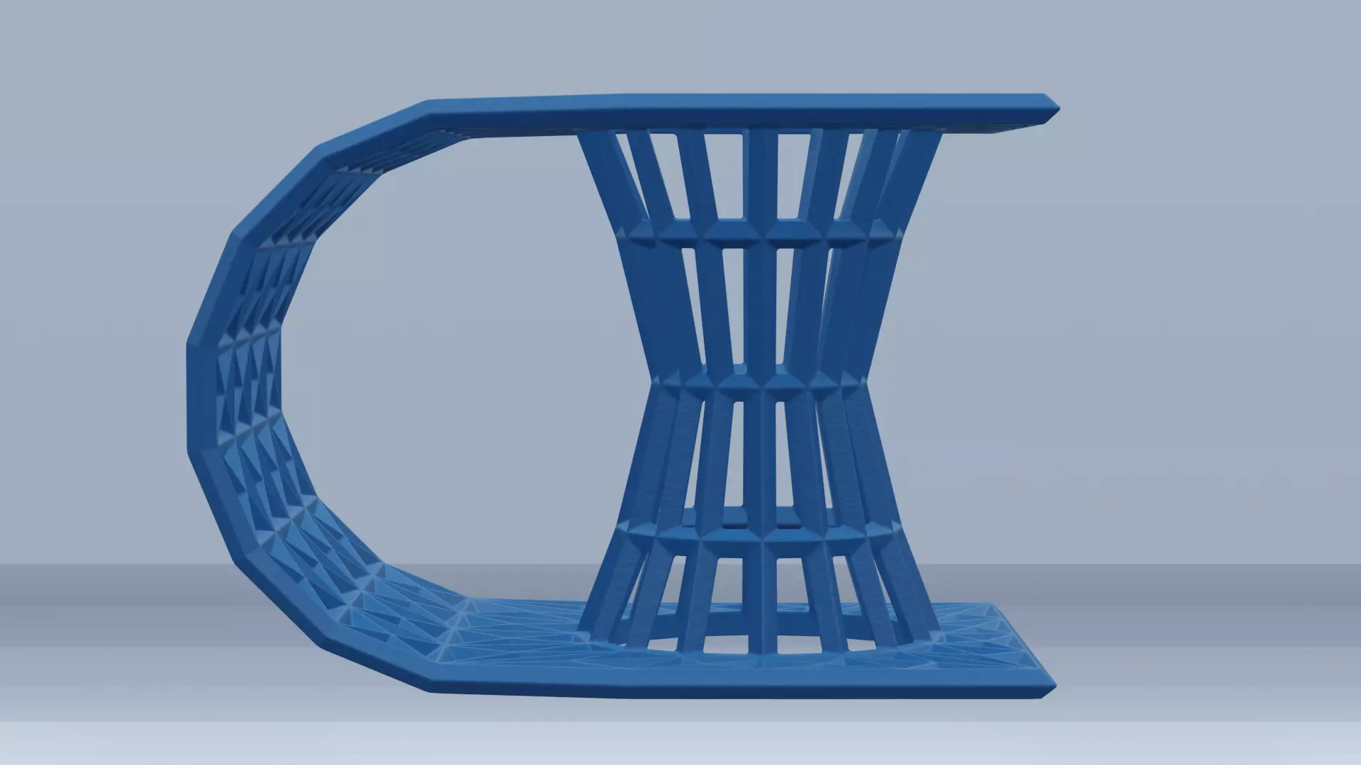 Wormhole Lattice Desk Sculpture and Pen Holder 3D print model