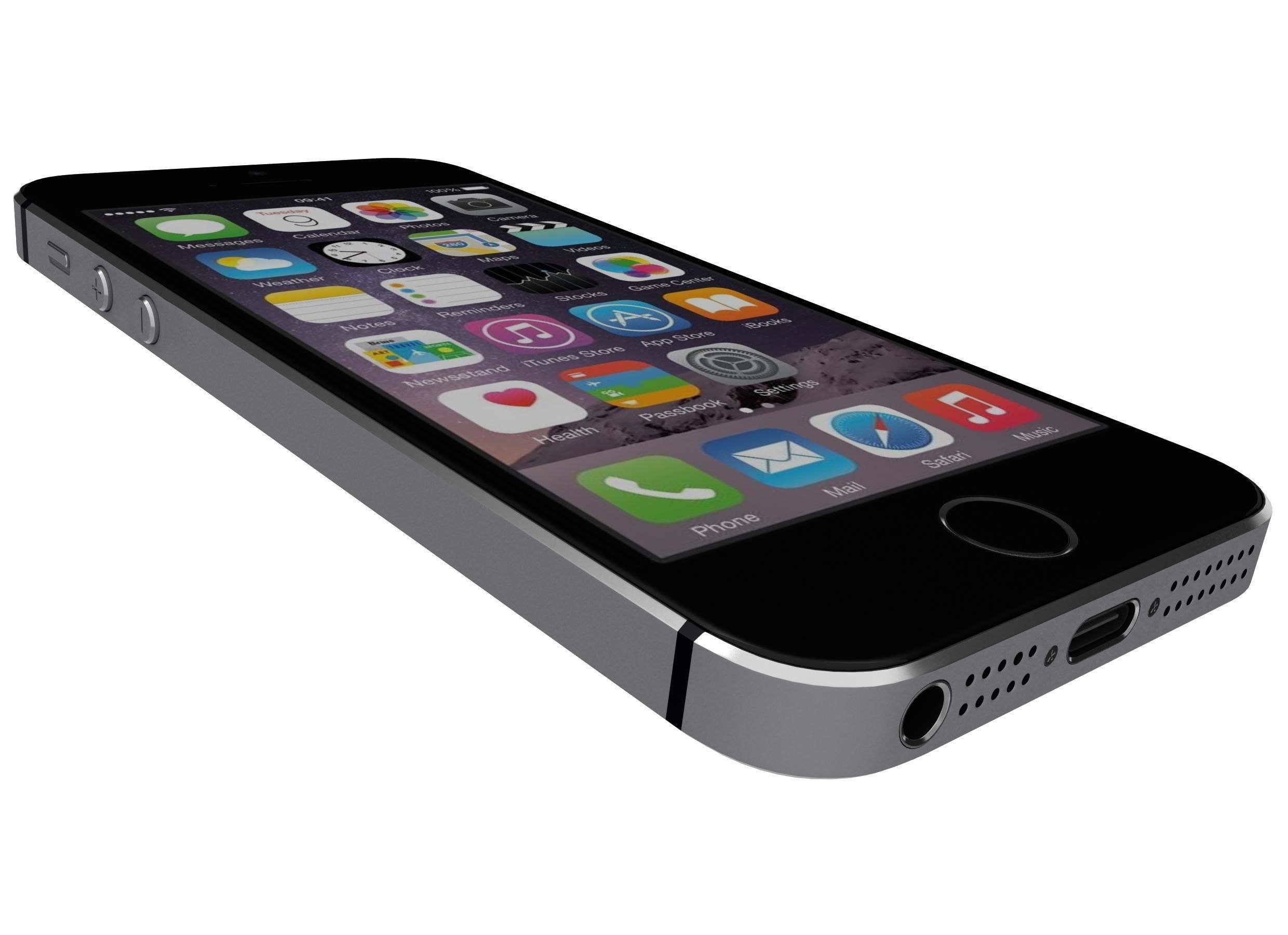 Apple iPhone SE All Colors 3D model_34