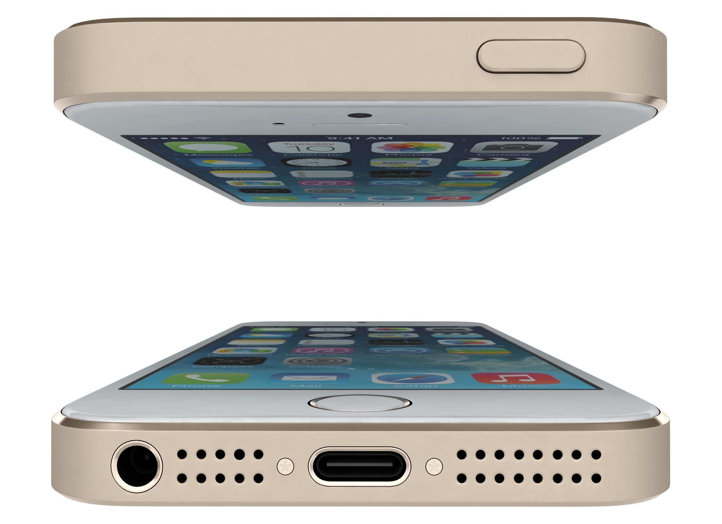 Apple iPhone SE All Colors 3D model_13