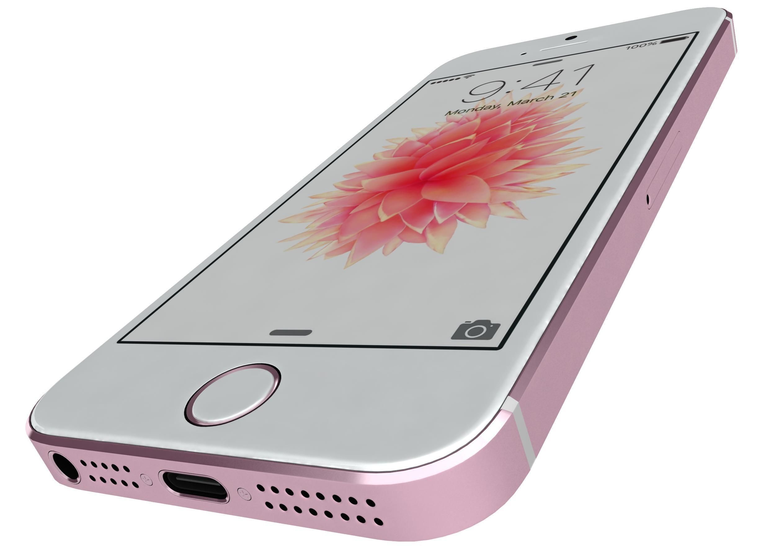 Apple iPhone SE All Colors 3D model_26