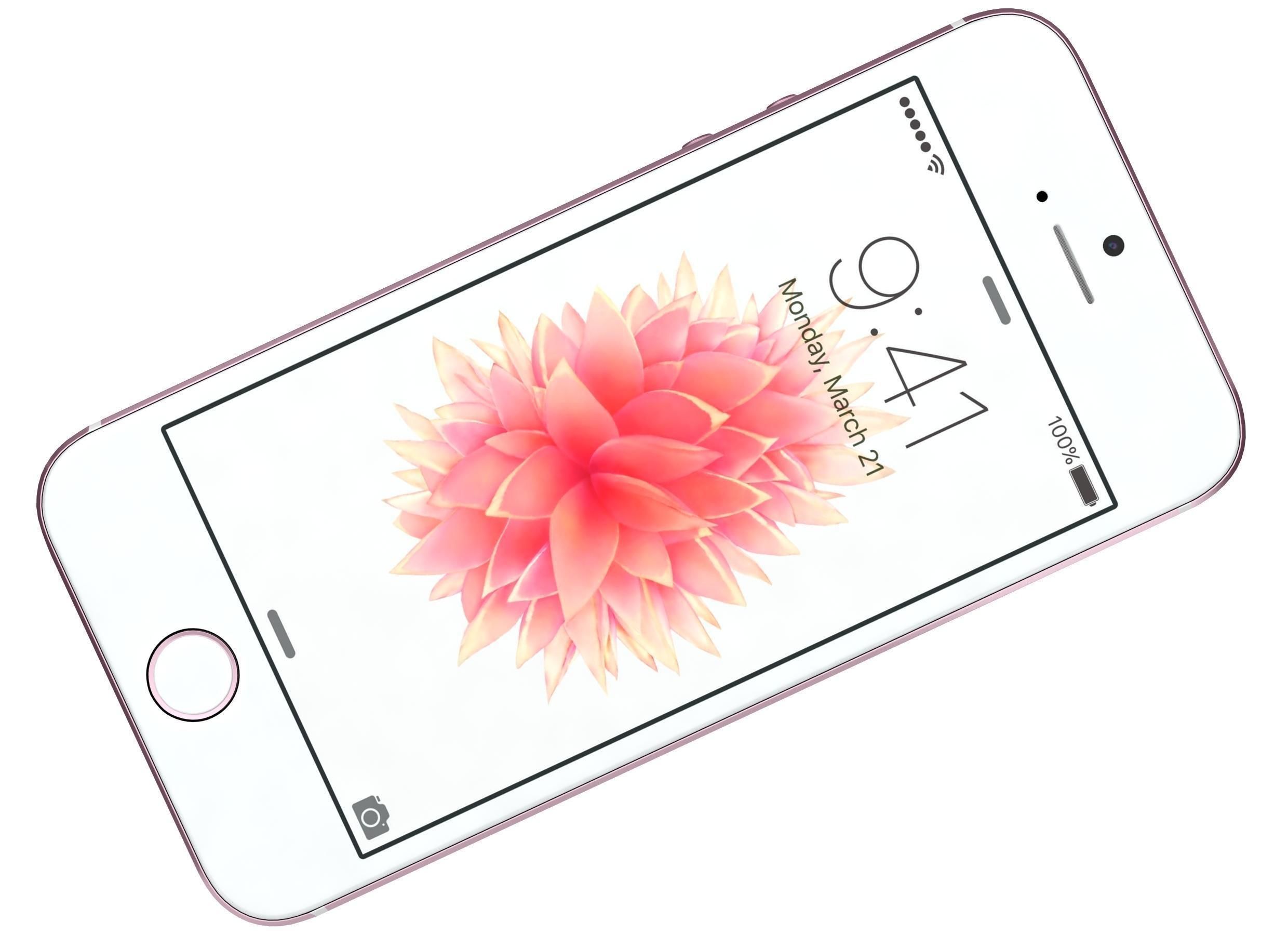 Apple iPhone SE All Colors 3D model_19