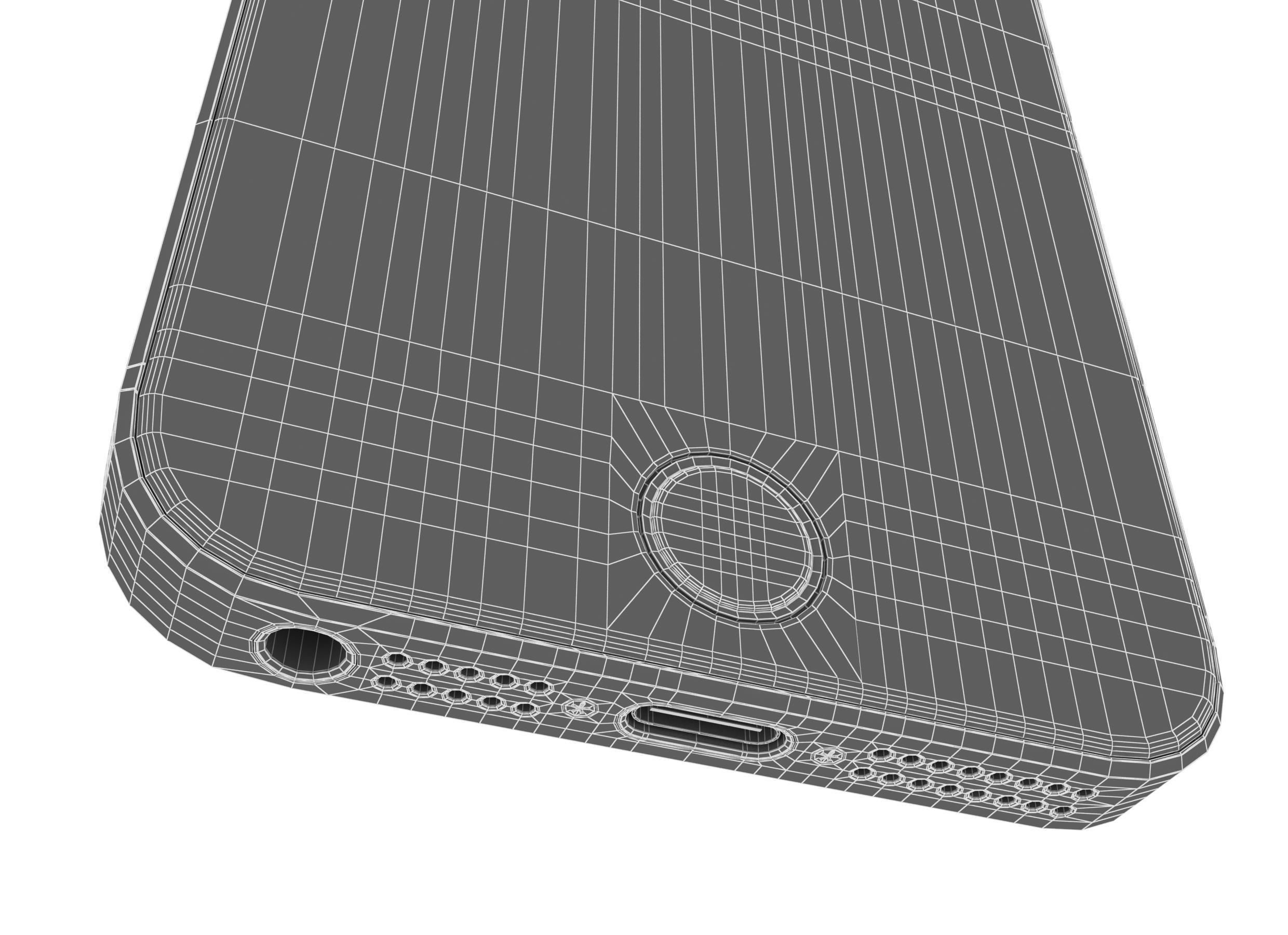 Apple iPhone SE All Colors 3D model_42