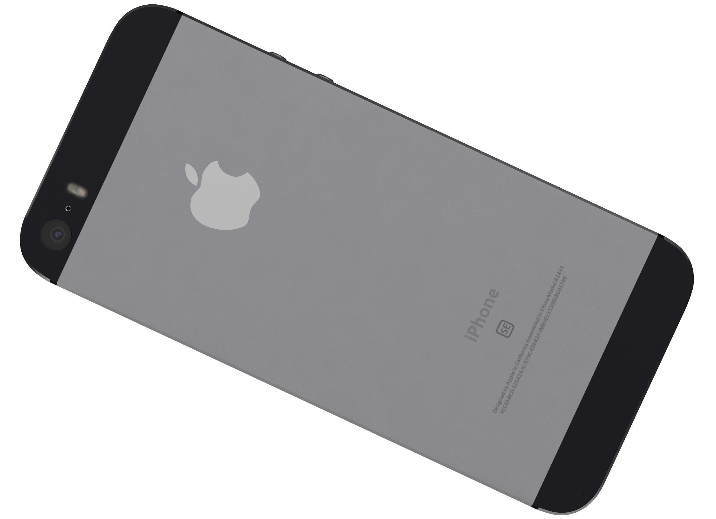 Apple iPhone SE All Colors 3D model_23