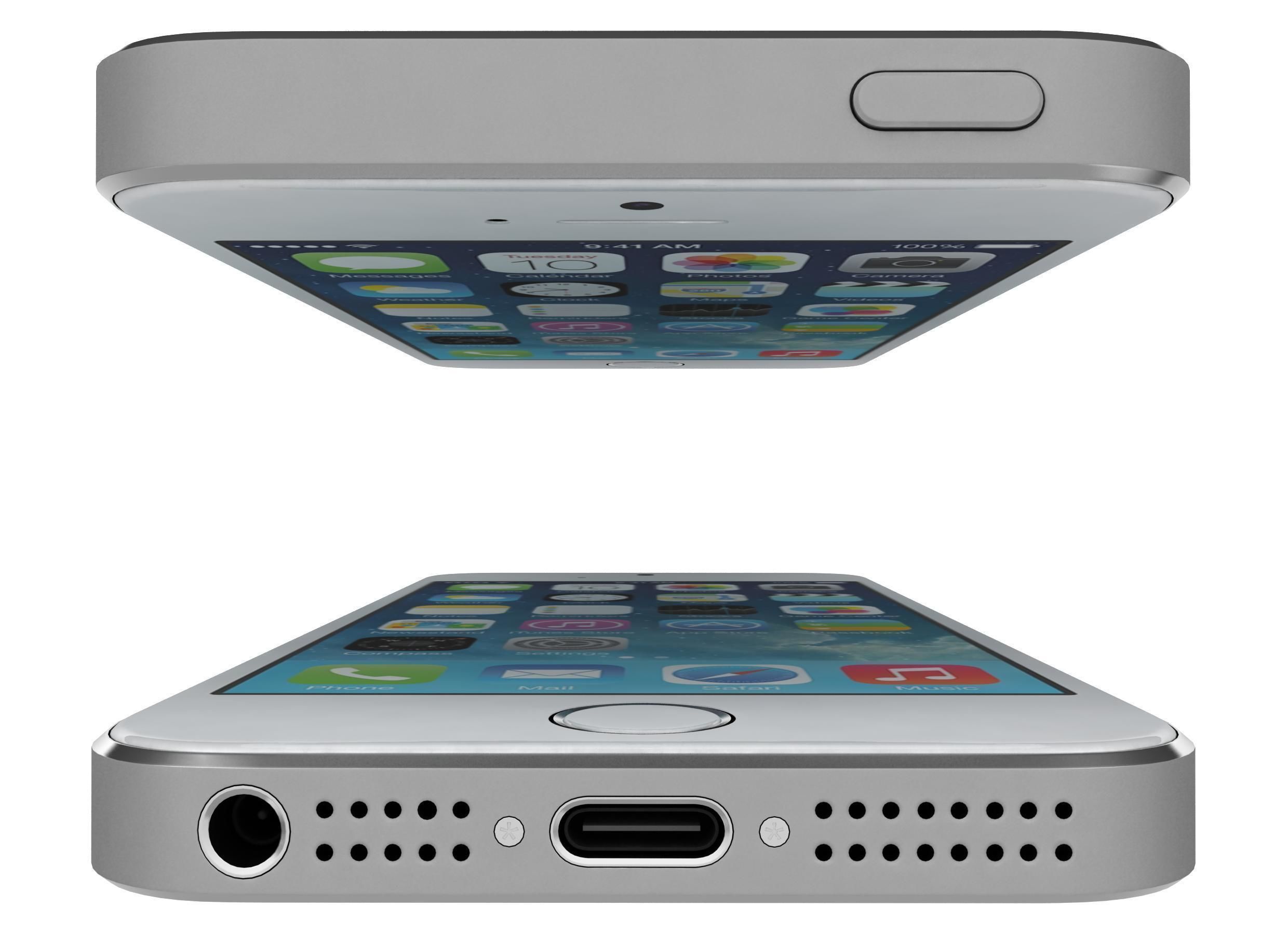 Apple iPhone SE All Colors 3D model_15