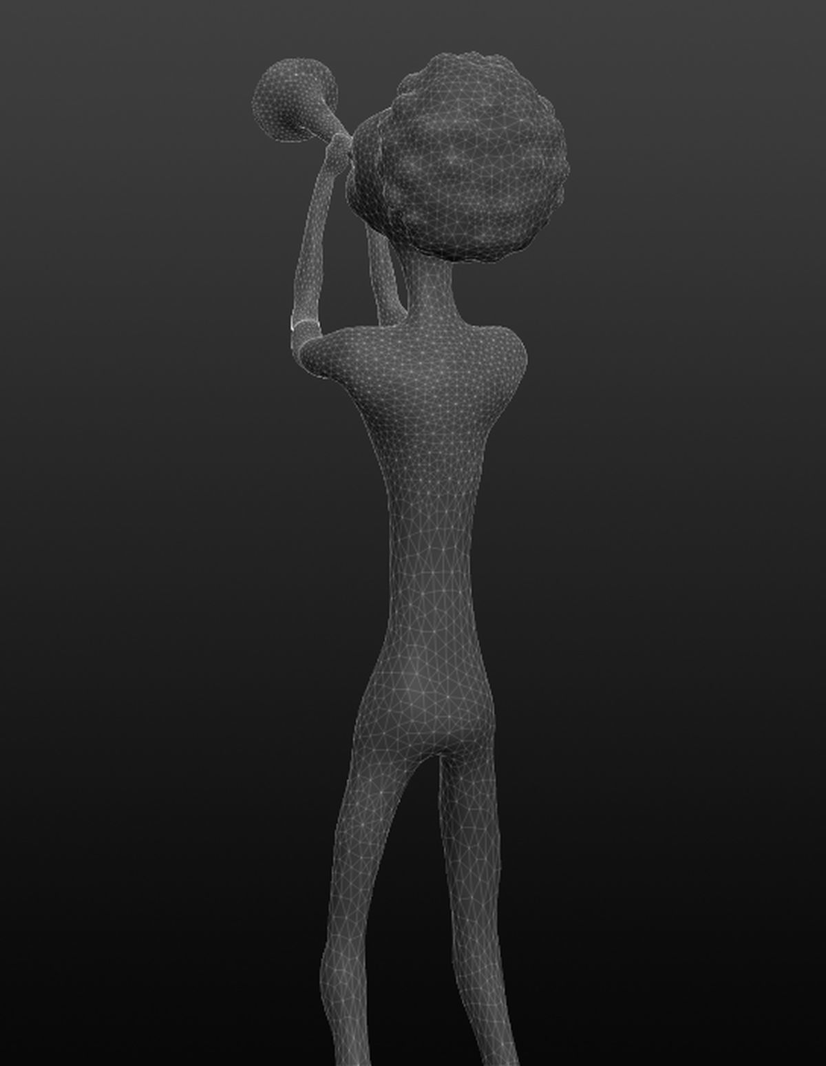 Jazz Clarinet Player 3D print model_6