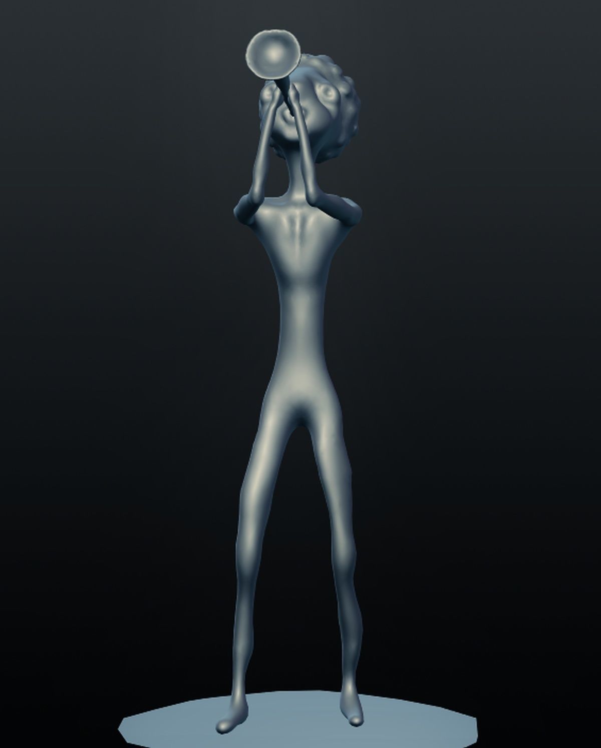 Jazz Clarinet Player 3D print model_5