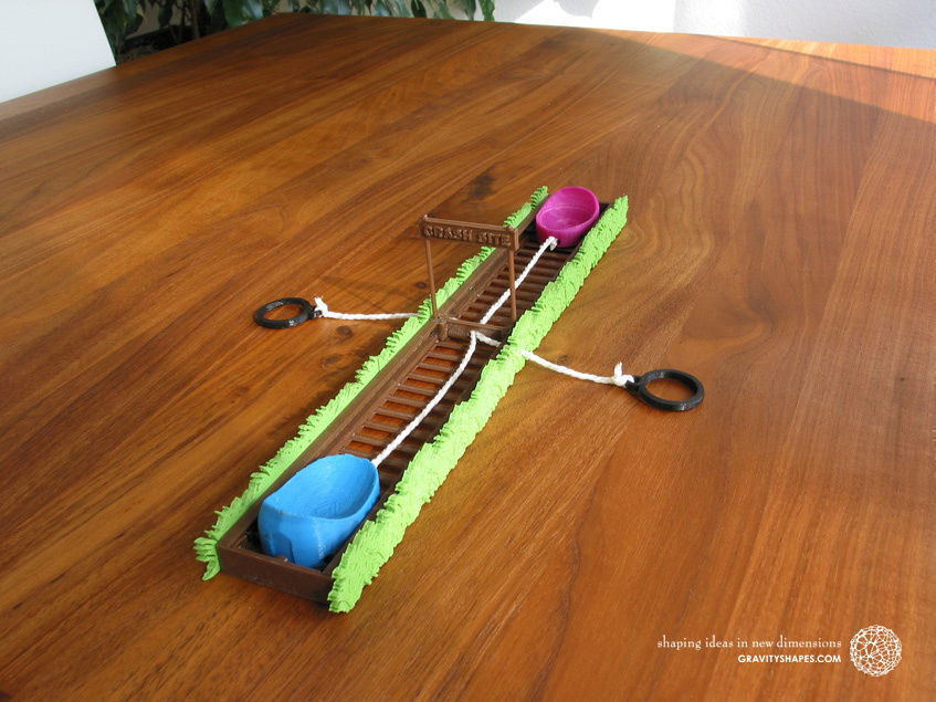 Easter Eggs Crasher - Crash Site for 3D printing 3D print model_14