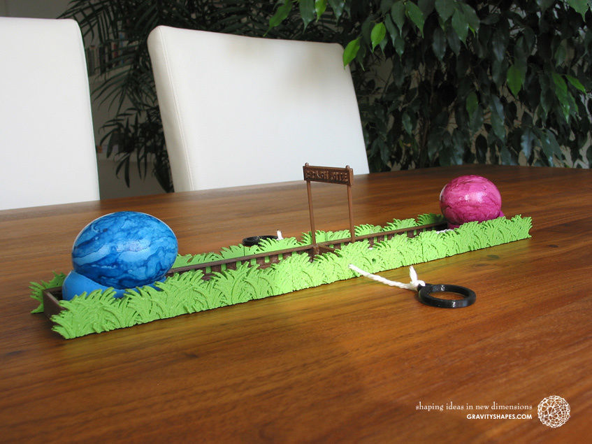 Easter Eggs Crasher - Crash Site for 3D printing 3D print model_3