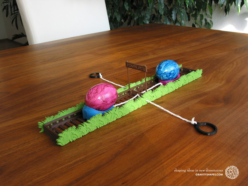 Easter Eggs Crasher - Crash Site for 3D printing 3D print model_4